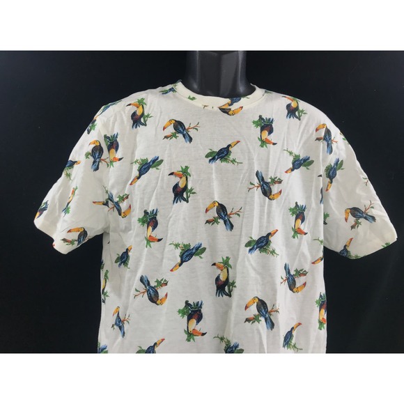Men's cotton Toucan T Shirt white Knickerbocker size M New tags - Picture 2 of 7